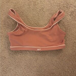 SET x PARKE Pink Sports Bra